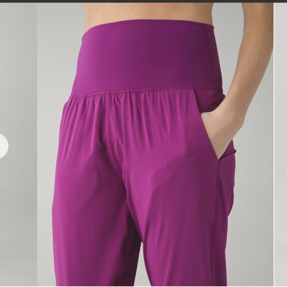 Lululemon Tranquil Crop Regal Plum